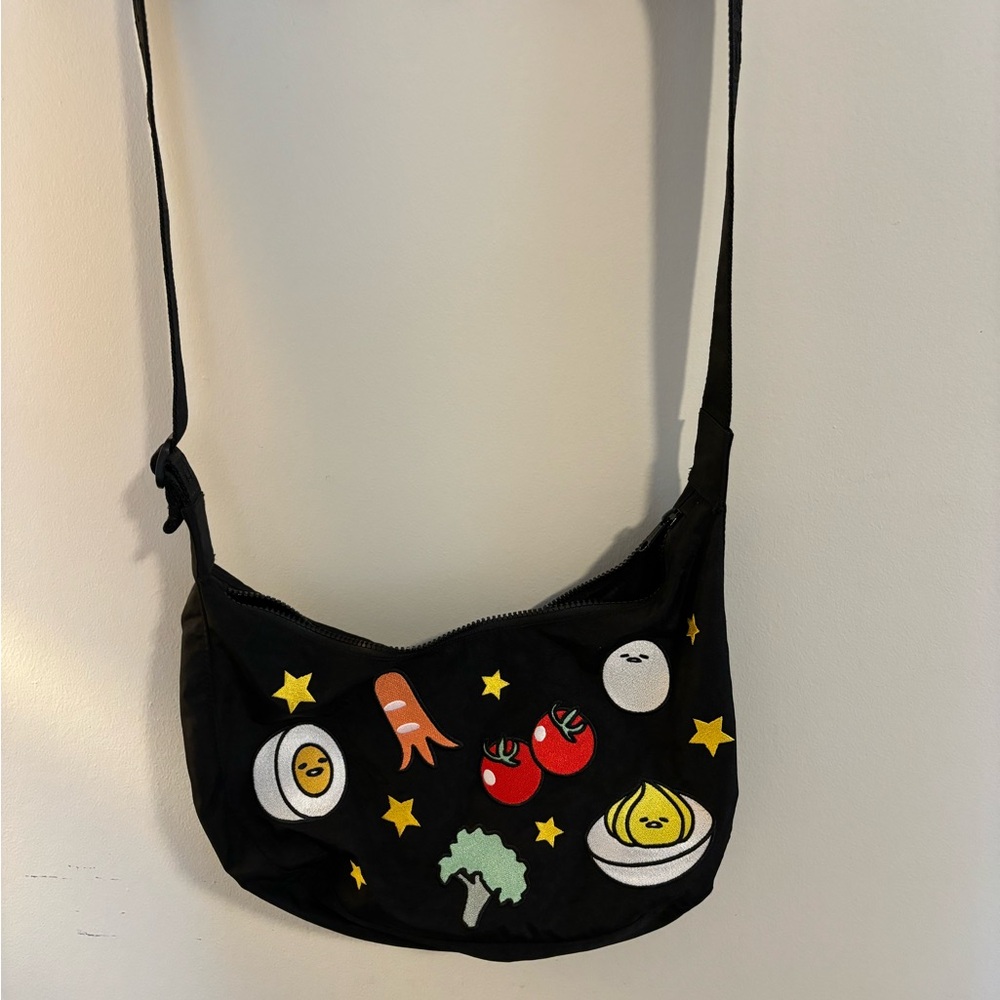 Gudetama Baggu Exclusive Medium Crescent Bag